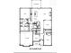 Detailed first floor plan showing layout of kitchen, living, suites, garage, and study at 156 Triple Ponds Ct, Clover, SC 29710