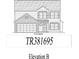 Charming two-story home featuring a brick-accented garage and classic architectural details on a well-designed elevation at 1600 Russell Courtney Rd, Monroe, NC 28112