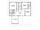 Upstairs floor plan features four bedrooms, a loft, and ample storage space, ideal for Gathering living at 1600 Russell Courtney Rd, Monroe, NC 28112