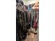 Spacious walk-in closet with ample hanging and storage space for clothes and accessories at 311 Wilkes Place Dr, Fort Mill, SC 29715