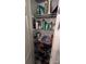 Pantry closet featuring an arrangement of shelved foods, medicines, and supplies at 311 Wilkes Place Dr, Fort Mill, SC 29715
