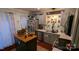 Stylish kitchen featuring stainless steel appliances, an island, and gray cabinets at 311 Wilkes Place Dr, Fort Mill, SC 29715