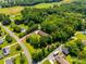 Expansive aerial view of a lovely single-Gathering home surrounded by a lush tree line with a pool in the backyard at 1388 Aragon Beach Rd, Rock Hill, SC 29732