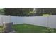 Fenced backyard with green grass, ideal for outdoor activities and relaxation at 162 Autumn Falls Dr, Lake Wylie, SC 29710