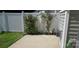 Concrete patio featuring partial fencing and space for outdoor seating or dining at 162 Autumn Falls Dr, Lake Wylie, SC 29710