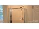 Bathroom showcasing a glass shower enclosure with a chrome shower head and fixtures at 162 Autumn Falls Dr, Lake Wylie, SC 29710