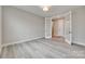 Bedroom boasts hardwood flooring and French doors leading to an adjacent room at 3018 Trace Meadow Ct # 125, York, SC 29745