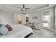 Stylish main bedroom with sitting area, tray ceilings, and access to a private outdoor space at 3018 Trace Meadow Ct # 125, York, SC 29745