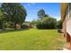 Expansive backyard perfect for outdoor activities and gatherings, showcasing lush green grass at 416 Park Ave, Granite Quarry, NC 28072