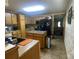 Functional kitchen with an island and black appliances at 4303 Grier St, Gastonia, NC 28056
