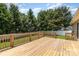 Inviting wooden deck, perfect for outdoor gatherings with lush green surroundings at 608 Red Hawk Way, Clover, SC 29710