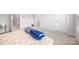 An airy bedroom with carpet features a window and neutral color scheme at 9921 Oaklawn Nw Blvd, Huntersville, NC 28078