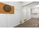Finished basement features recreation area with dartboard and adjacent bonus room with flower accents at 109 Joe Teague Rd, Hickory, NC 28601