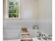 Bright bathroom featuring a large tub with silver fixtures at 109 Joe Teague Rd, Hickory, NC 28601