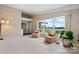 Open living room with beautiful views, plush seating, and an entry door at 109 Joe Teague Rd, Hickory, NC 28601