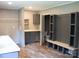 Mudroom with storage, a bench, and a utility sink at 1856 Kemp Cir, Shelby, NC 28152