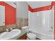 The bathroom features a shower and sink with modern fixtures at 2611 Dallas Stanley Hwy, Stanley, NC 28164