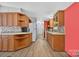 Kitchen features wood cabinets and appliances at 2611 Dallas Stanley Hwy, Stanley, NC 28164