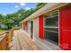 Exterior of the house showing the length of the deck at 2611 Dallas Stanley Hwy, Stanley, NC 28164