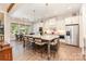 Spacious kitchen with a large island, modern appliances, and a connected dining area at 4033 Hilton Lake Rd, Kannapolis, NC 28083