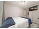 Comfortable bedroom featuring a queen bed, neutral finishes, and mounted TV at 164 Pleasant Creek Dr, Cleveland, NC 27013