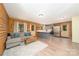 Open-concept with living room flowing into kitchen area, a perfect setup for entertaining at 164 Pleasant Creek Dr, Cleveland, NC 27013