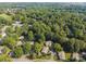 Expansive aerial shot highlighting the home's location within a leafy residential area at 2680 Heavens Ct, Fort Mill, SC 29715