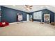 Spacious bonus room offers a variety of spaces for children to play and explore at 480 Robinson Rd, Mooresville, NC 28117