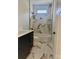 Newly renovated bathroom with marble tile, modern fixtures, and a clean, contemporary design at 908 30Th Avenue Nw Dr # 2, Hickory, NC 28601