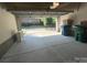 View of a two car garage with a partially visible view of the property at 707 Marion Dr, Matthews, NC 28105