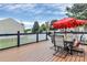 Outdoor seating with new wooden deck is perfect for entertaining at 902 Silverberry St, Gastonia, NC 28054