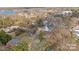 An elevated view of a mature-tree-lined community near the waterfront with diverse homes at 20016 Walter Henderson Rd, Cornelius, NC 28031