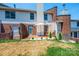 Backyard brick patio area with white gravel accents at 709 21St Ne Ave, Hickory, NC 28601