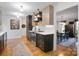 Stylish kitchen featuring stainless steel appliances, quartz countertops, and an eat-in breakfast nook at 12101 Ranburne Rd, Mint Hill, NC 28227