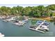 This property features boat slips for easy access to the water, perfect for boating enthusiasts at 21218 Baltic Dr, Cornelius, NC 28031