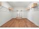Walk-in closet with shelving and plenty of storage space, ready to be organized at 5361 Mint Harbor Way # 0301, Charlotte, NC 28269