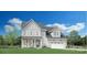 Charming two-story home with white siding, inviting front porch, and attached garage at 5361 Mint Harbor Way # 0301, Charlotte, NC 28269