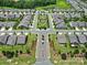 Primary-planned community aerial showcasing manicured lawns, sidewalks, landscaping, and a neighborhood pool at 537 Lincoln Quarters Ln, Fort Mill, SC 29708