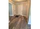 Hallway featuring updated hardwood flooring and paint at 2321 Cline St, Statesville, NC 28677
