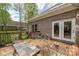 Outdoor back deck featuring outdoor seating with access to the house at 233 Highland Forest Dr, Clover, SC 29710