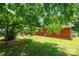 The grassy backyard offers serene views and space for outdoor enjoyment and activities at 1008 2Nd Se St, Conover, NC 28613