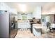 Functional kitchen featuring stainless steel appliances and ample counter space at 1008 2Nd Se St, Conover, NC 28613