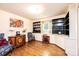 Charming living room with hardwood floors, built-in bookshelves, and comfortable seating at 1008 2Nd Se St, Conover, NC 28613