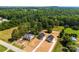 Aerial view of newly constructed homes on spacious lots with mature trees at 1017 S Main St, Granite Quarry, NC 28146
