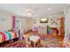 Bright playroom features hardwood floors, ample storage, a TV and an area to play at 3770 Buck Point Rd, Catawba, NC 28609