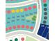 Detailed section of a community map, highlighting lot availabilities and street layout at 1015 Bourn Ln, Waxhaw, NC 28173