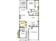 Detailed floor plan showcasing the layout of the home with bedrooms, kitchen, and living spaces at 1015 Bourn Ln, Waxhaw, NC 28173