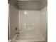 Clean shower with a standard shower head and white tile surround at 3320 Hunting Wood Ct, Gastonia, NC 28052
