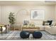 Comfortable living room featuring a sectional sofa, stylish decor, and a large area rug at 1616 Swallow Tail Dr, Cramerton, NC 28012
