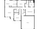 Detailed floor plan showcasing the layout of the home, including bedrooms, bathrooms, living spaces, and garage at 1634 Dawson Ct, Rock Hill, SC 29730